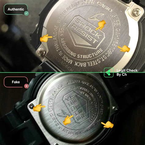 fake casio watch vs original|casio authenticity check.